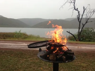 Fire at the Loskop Dam