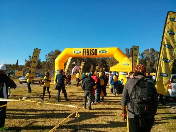 MTN 21km race finish