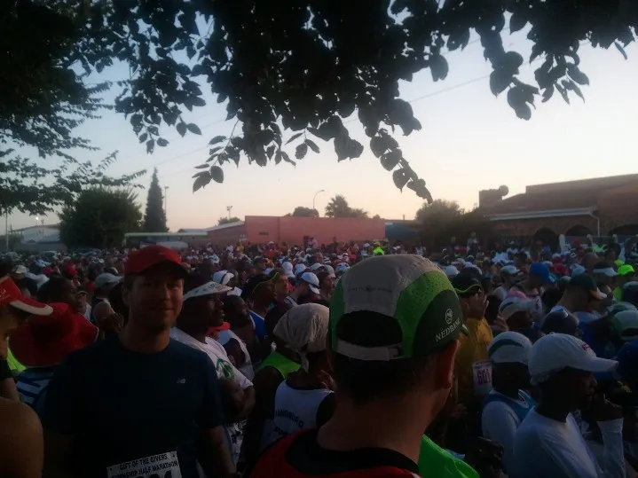 Lots of people at the Township Marathon 2013