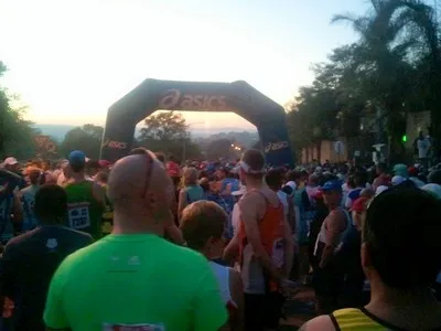 Start of Wally Hayward Marathon 2013