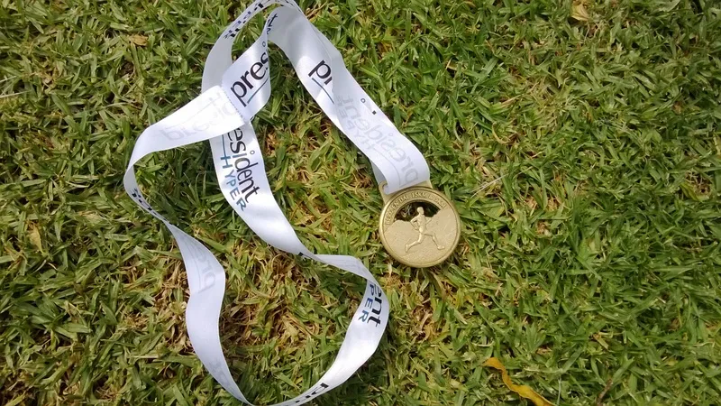 Krugersdorp 15km night race medal