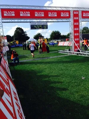 Robin Hood Marathon Finish