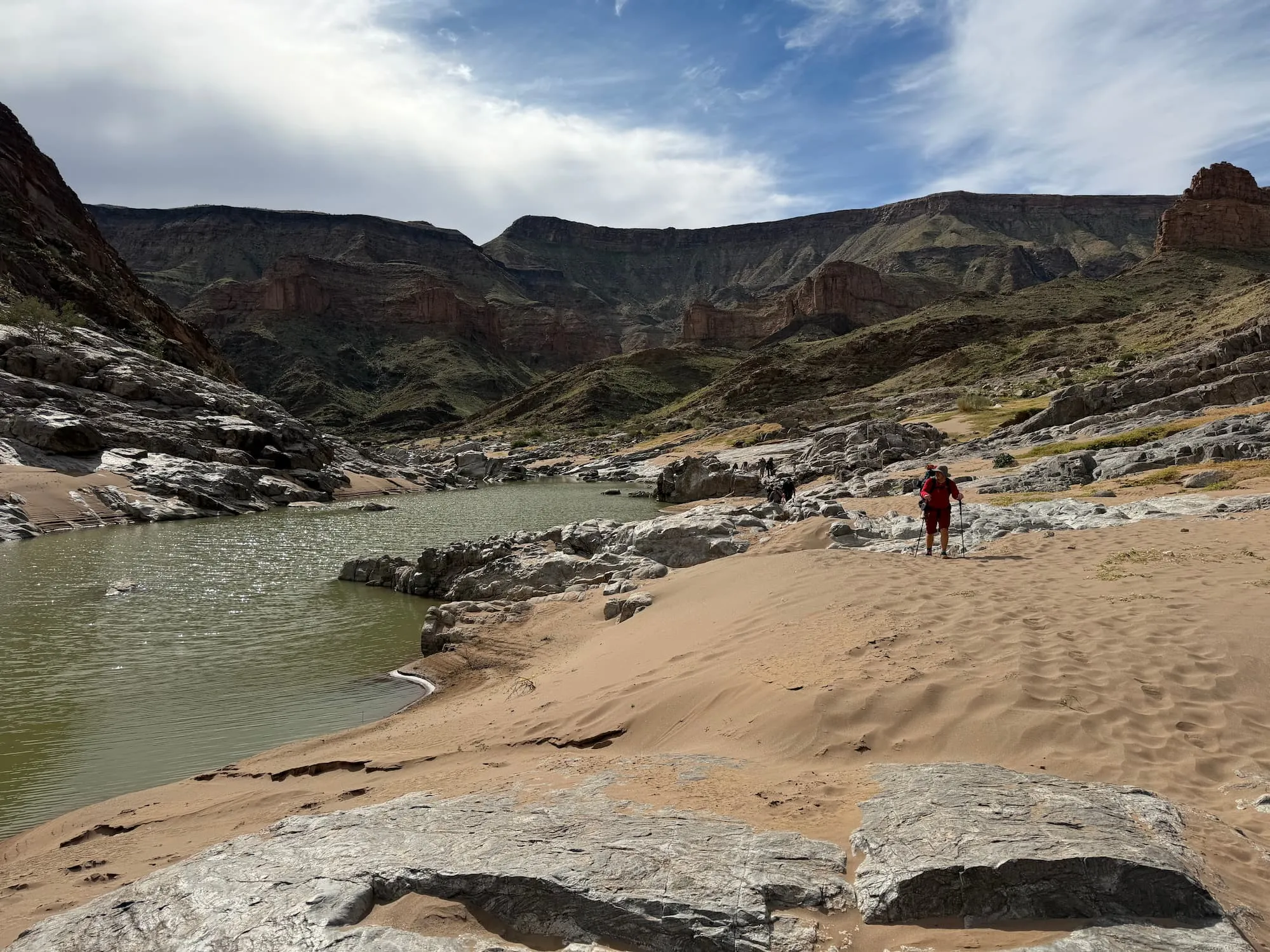 Fish River Canyon sand