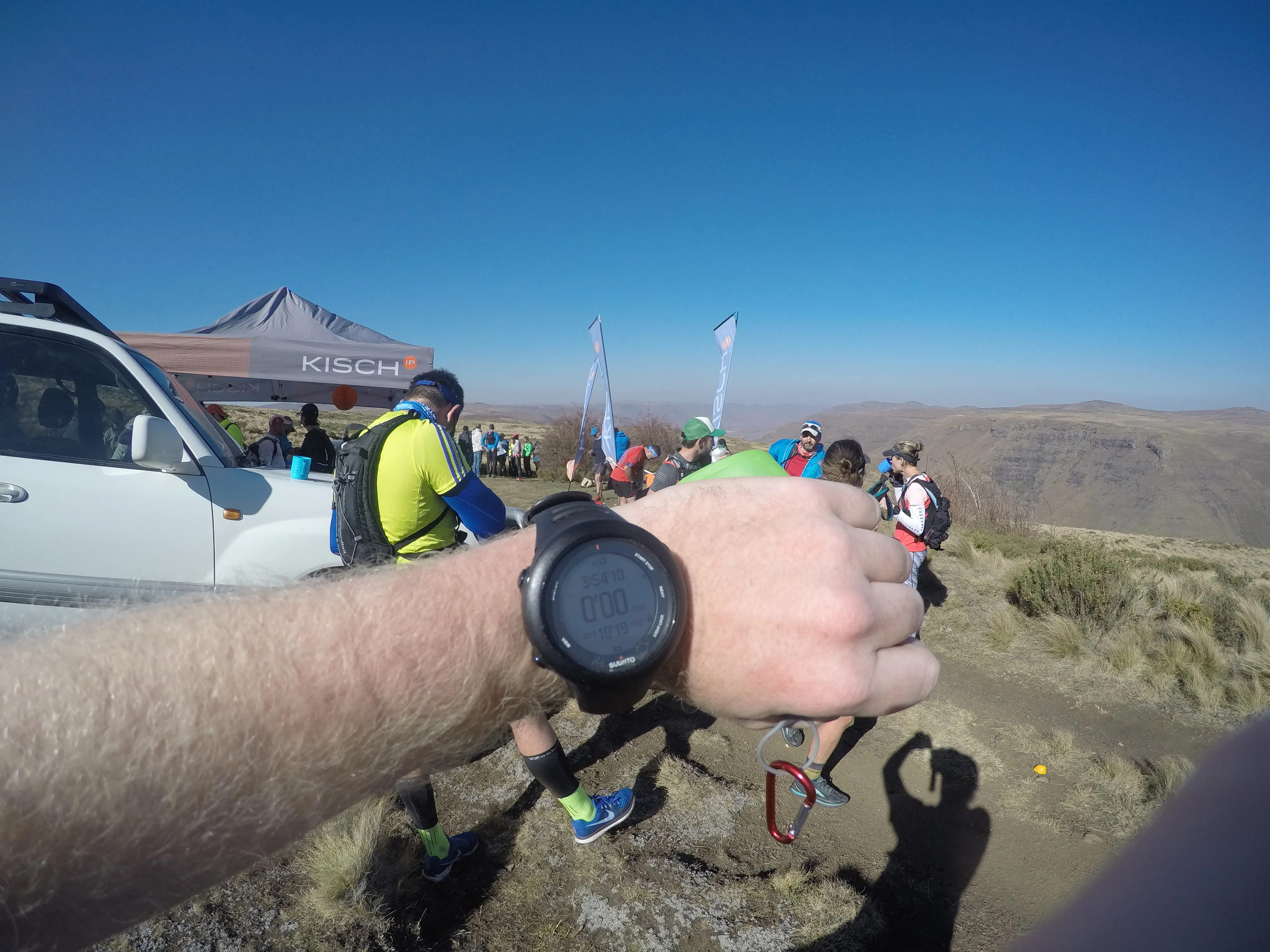 Geoffrey running rhodes trail run