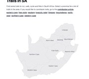 Trails in SA Project